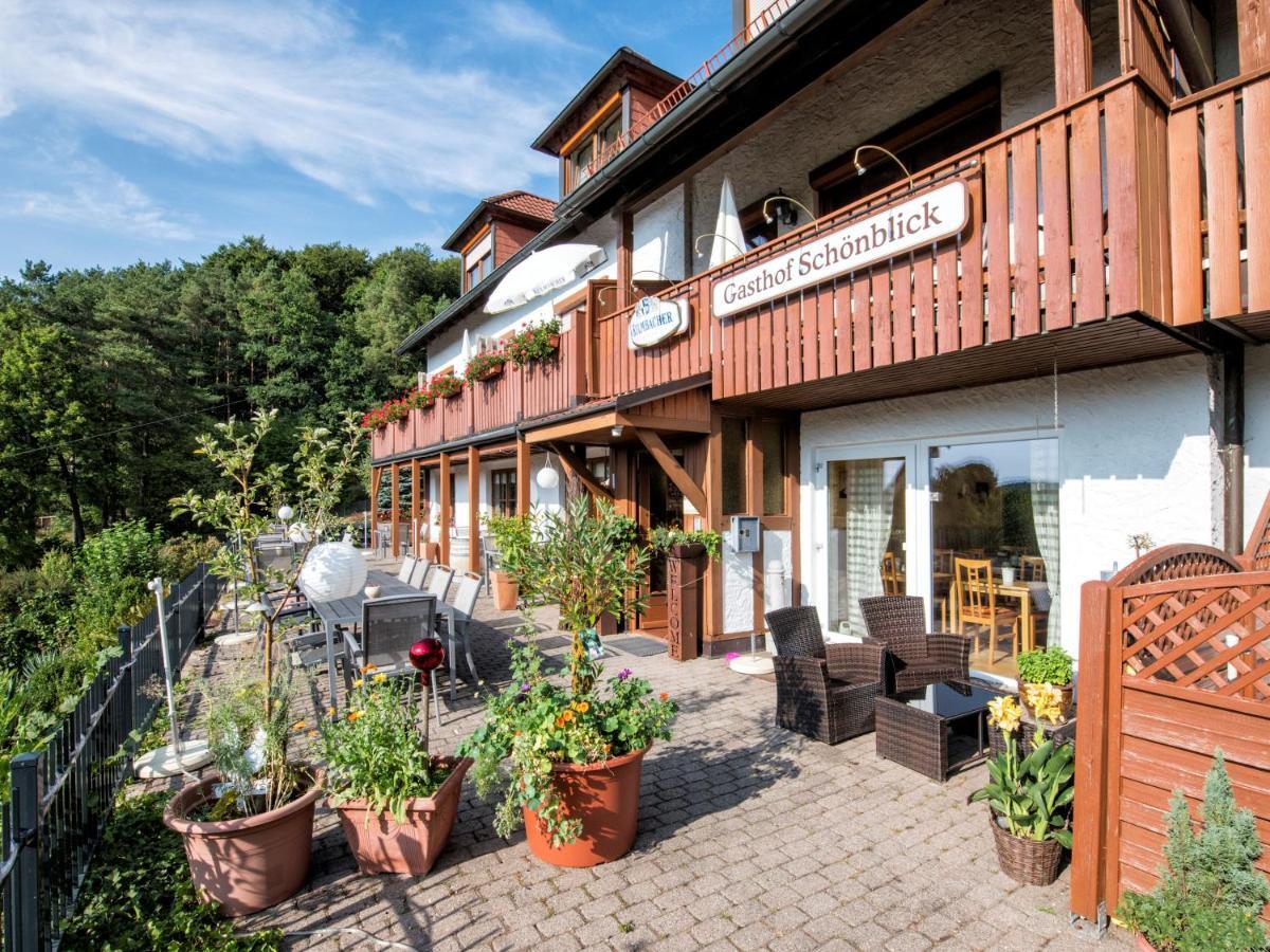 Gasthof Schoenblick Gössweinstein Esterno foto